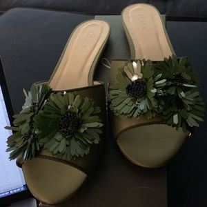 Cute embellished slides - worm once!